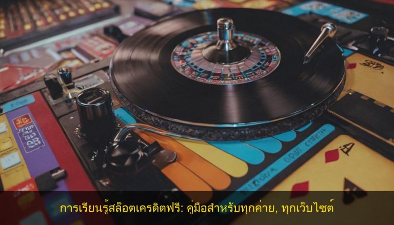 การเรียนรู้สล็อตเครดิตฟรี: คู่มือสำหรับทุกค่าย, ทุกเว็บไซต์